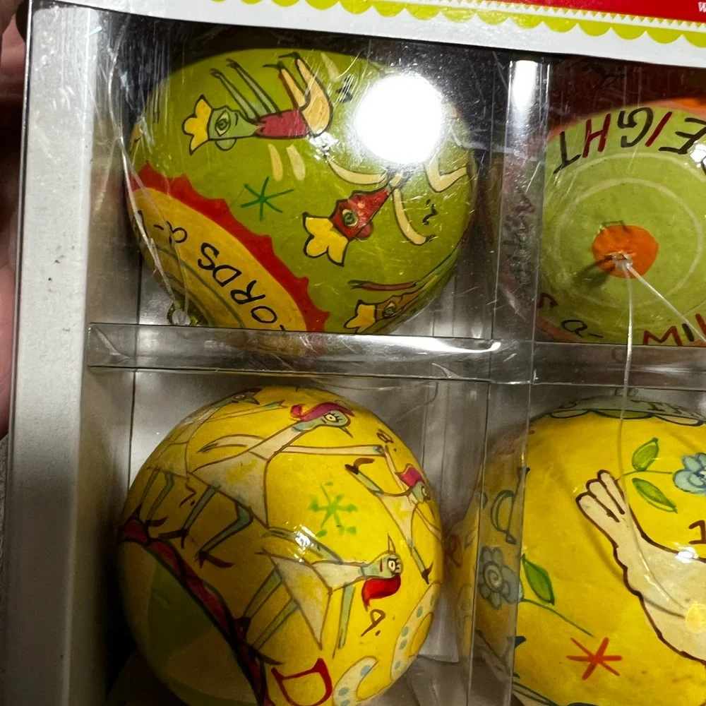 The Land of Nod 12 Days of Christmas Ornaments Hand Painted - Picture 6 of 7